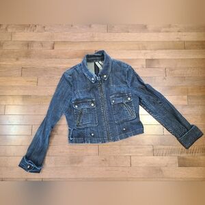 BCBGMaxAzria Blue Denim Women's Overalls